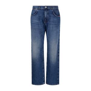 아미쉬 파이브 포켓 미드라이즈 스트레이트 진 AMU010D7441035