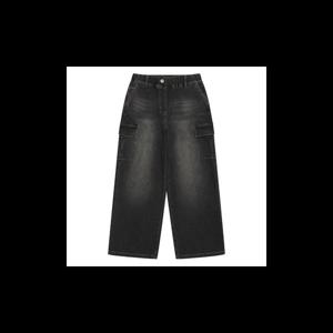 [소이][행복한백화점][소이]와이드카고블랙진 25F1258