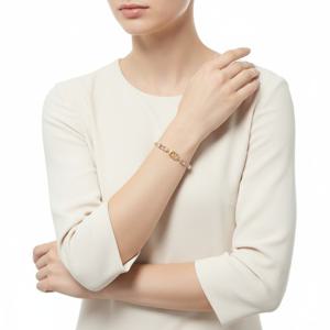 VALENTINO 26SS 오발렛 메탈 &AMP  크리스탈 팔찌 (8W2J0BH8 QVS BUK)