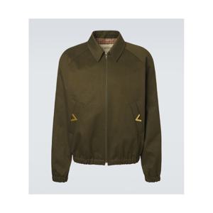 발렌티노 VGold 코튼 개버딘 블루종 재킷 P01134332