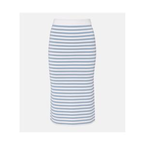 막스마라 Gennaio 스트라이프 미디 스커트 P01152542