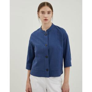 [올리비아로렌]린넨 밴드넥 자켓_VOCFU4M3441