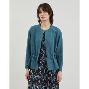 [올리비아로렌]라운드넥 린넨자켓_VOCFU4M3121