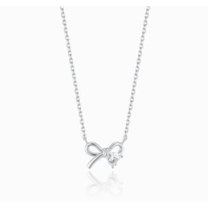 [로이드] [실버 925] 하트스톤 리본 목걸이 LLNS24317U