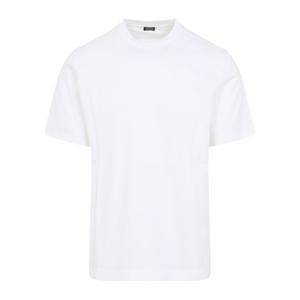 에르메네질도제냐 코튼 피케 사이드 슬릿 반팔 티셔츠 UH335A3H