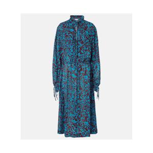 드리스반노튼 프린트 러플 셔츠 드레스 P01126878