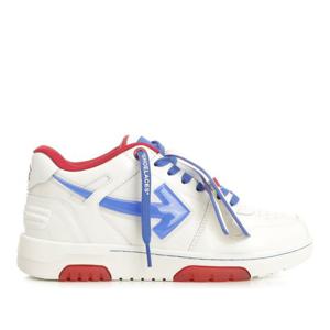 오프화이트 버블 애로우 가죽 로우탑 스니커즈 OMIA189S26LEA00