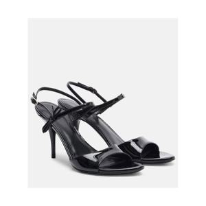 발렌시아가 Avenue Bow 페이턴트 레더 샌들 P01167901
