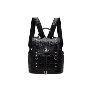 26 SS 비비안웨스트우드 여성 블랙 스몰 맥스 백팩 261314F042001