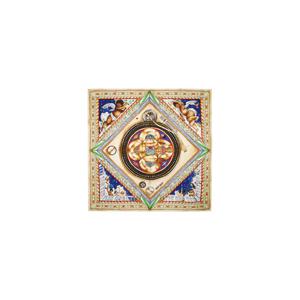 26 SS 카사블랑카 남성 멀티컬러 라지 플라폰드 오르네 드 뮤지크 스카프 261195M150008