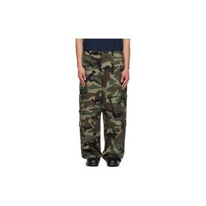 26 SS 베트멍 남성 그린 카모 카고 팬츠 261669M188000