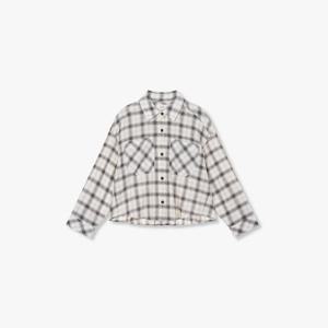 [톰보이]체크 패턴 크롭 셔츠(9176221982)