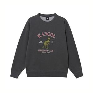 캉골 빈티지 캥거루 스웨트셔츠 1787 차콜 379586