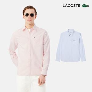 [라코스테공식] 남성 옥스포드 스트라이프 셔츠 CH7552-56G 2종 택1