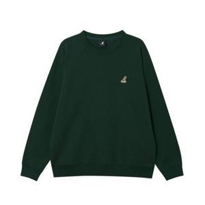 캉골 박스 로고 스웨트셔츠 1791 다크그린 380446
