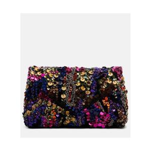 드리스반노튼 Envelope 미디엄 시퀸 새틴 클러치 P01136727