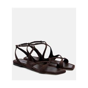 지미추 Ayla 스웨이드 샌들 P01125281