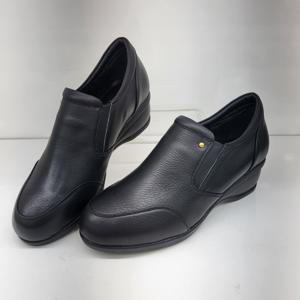 [에스콰이아]여성 숏앵클 슬립온 웨지몰드 PFEWBS879BK