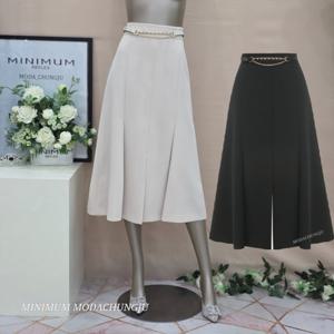 [미니멈]MD 체인 플레어 스커트 MD MYBAWS6050 MD_CJ