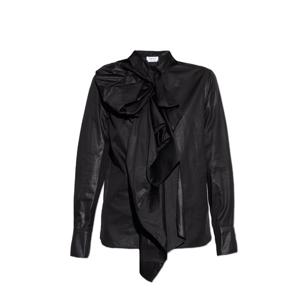 25FW 알렉산더 맥퀸 셔츠 with decorative draping 846035QAACA1000 TP573218625