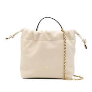 끌로에 드로우스트링 노트 사이드 스트랩 토트백 CH26SP126R12