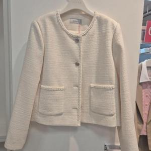 클리지 HC45 트위드 라인테이프 자켓 CQ2WJK0104F