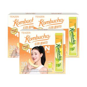 [2026 신상] 티젠 콤부차 멜론 30스틱X3박스