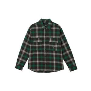 캉골 KANGOL 플란넬 체크 셔츠 7067 다크그린 5011604807 381137