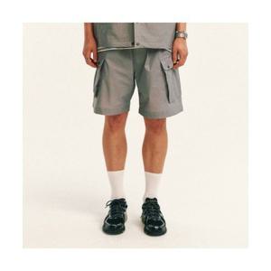 캉골 KANGOL 레트로코어 나일론 포켓 쇼츠 4050 라이트그레이 5008713899 380979