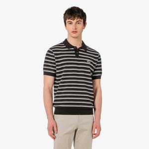 [라코스테공식] 남성 멀티 스트라이프 부클 믹스 반팔 스웨터 폴로 셔츠 PH578E-56G 3LA