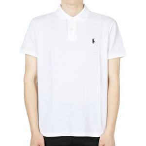 폴로랄프로렌 남성 포니 자수 PK 반팔(화이트네이비) 710666998 002