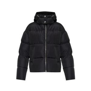 26 SS 베르사체 집업 드로스트링 버튼 클로저드 후드 패딩 1B000 10224141A17246