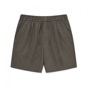 커버낫 린넨 레귤러 쇼츠 카키 395181