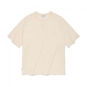 커버낫 슬럽 헨리넥 티셔츠 아이보리 394590