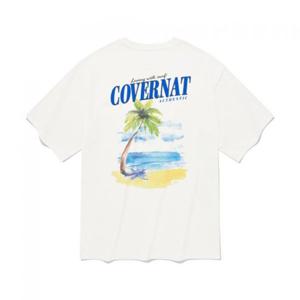 커버낫 비치 하와이안 티셔츠 화이트 395141