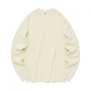 커버낫 램스울 라운드 니트 아이보리 394974