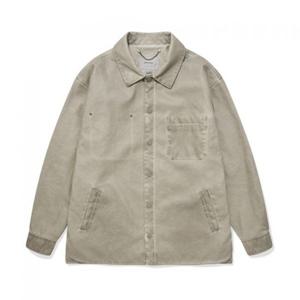 커버낫 비건 레더 셔츠 라이트 그레이 395031