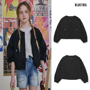 [블루테일]AAB2JP02BK블랙 절개 셔링 점퍼