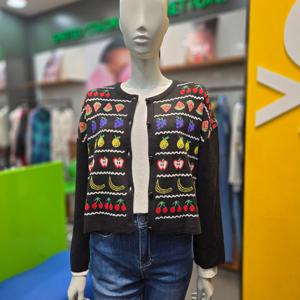 [베네통]푸르츠 숏 니트가디건 BAKC13411M_DG