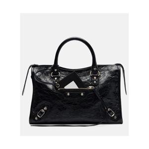 발렌시아가 Le City 스몰 레더 토트 백 P01167292