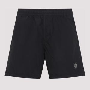 스톤아일랜드 로고 패치 엘라스틱 웨이스트밴드 쇼츠 L1S15B100