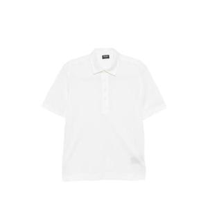 에르메네질도제냐 반팔 티셔츠 UH386A3H774 N01 WHITE