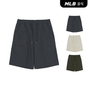 [MLB공식] 26SS 공용 베이직 코튼터치 립스탑 6부 반바지 (3 COLOR) 3ASMB1463