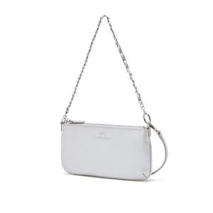 [질스튜어트] 체인 스트랩 가죽 미니 숄더 겸 크로스 실버 JABA6E037