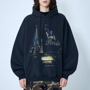 26 SS 베트멍 Paris Tourist 그래픽 프린트 후드 ME76HD243B 1302