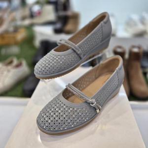 허시파피 세이브존07 여성 3CM굽 초경량 컴포트  메리제인  웨지  펌프스 3F26451