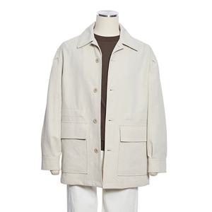 [레노마캐주얼][기간수량]S/S 간절기 베이지컬러 세미오버 데일리 하프트렌치 코트RQAMBH03ACR