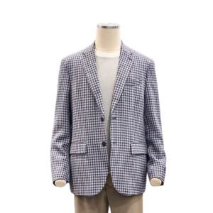 [레노마캐주얼]S/S 프리미엄 네이비 울 린넨 체크 캐주얼 자켓 RPIMBJ04A