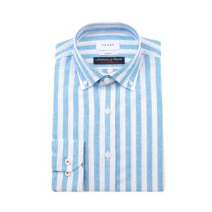 [예작(셔츠)]긴소매 슬림핏 린넨100 버튼다운 남방 YJEMUA589-BLPP