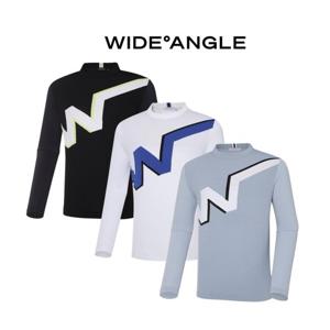 [와이드앵글]남성 CO W.ICE 원포인트 라운드 스웨터 WMM23K15